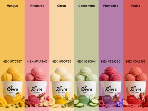Givre — flavour colour palette